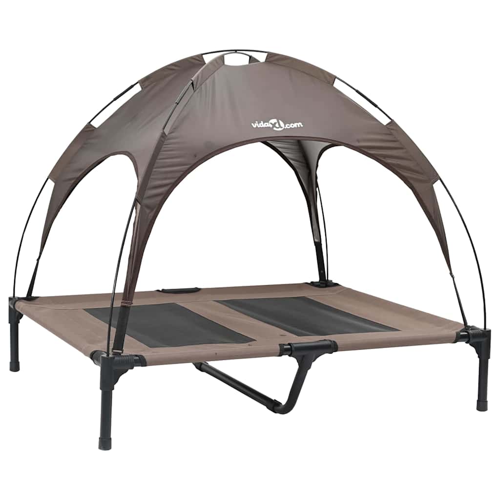 Vidaxl lit pour chien marron 92 x 77 x 82,5 cm acier