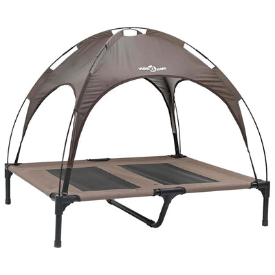 Vidaxl lit pour chien marron 92 x 77 x 82,5 cm acier