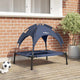 Vidaxxl lit pour chien bleu marine 92 x 77 x 82,5 cm acier