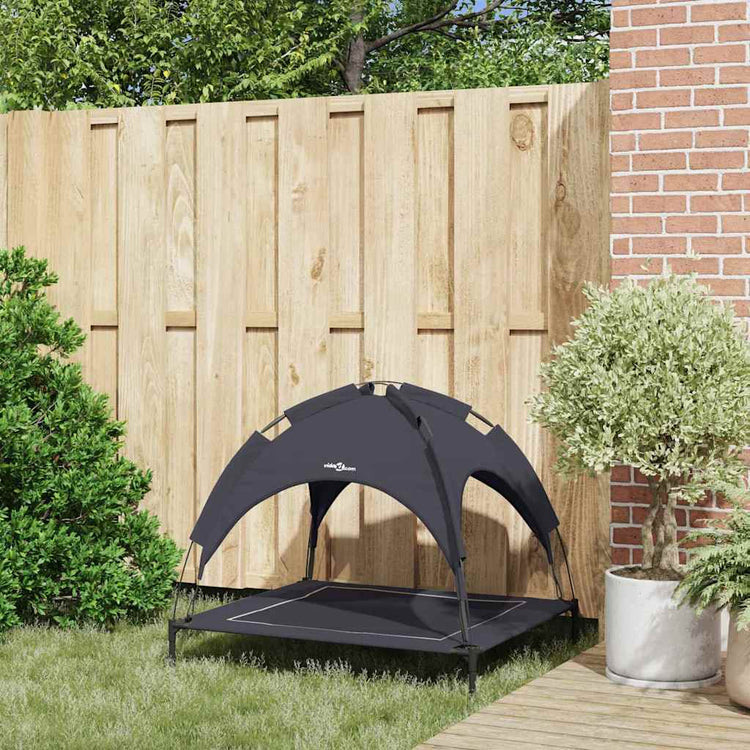 Vidaxxl lit pour chien noir 90 x 81 x 80,5 cm acier