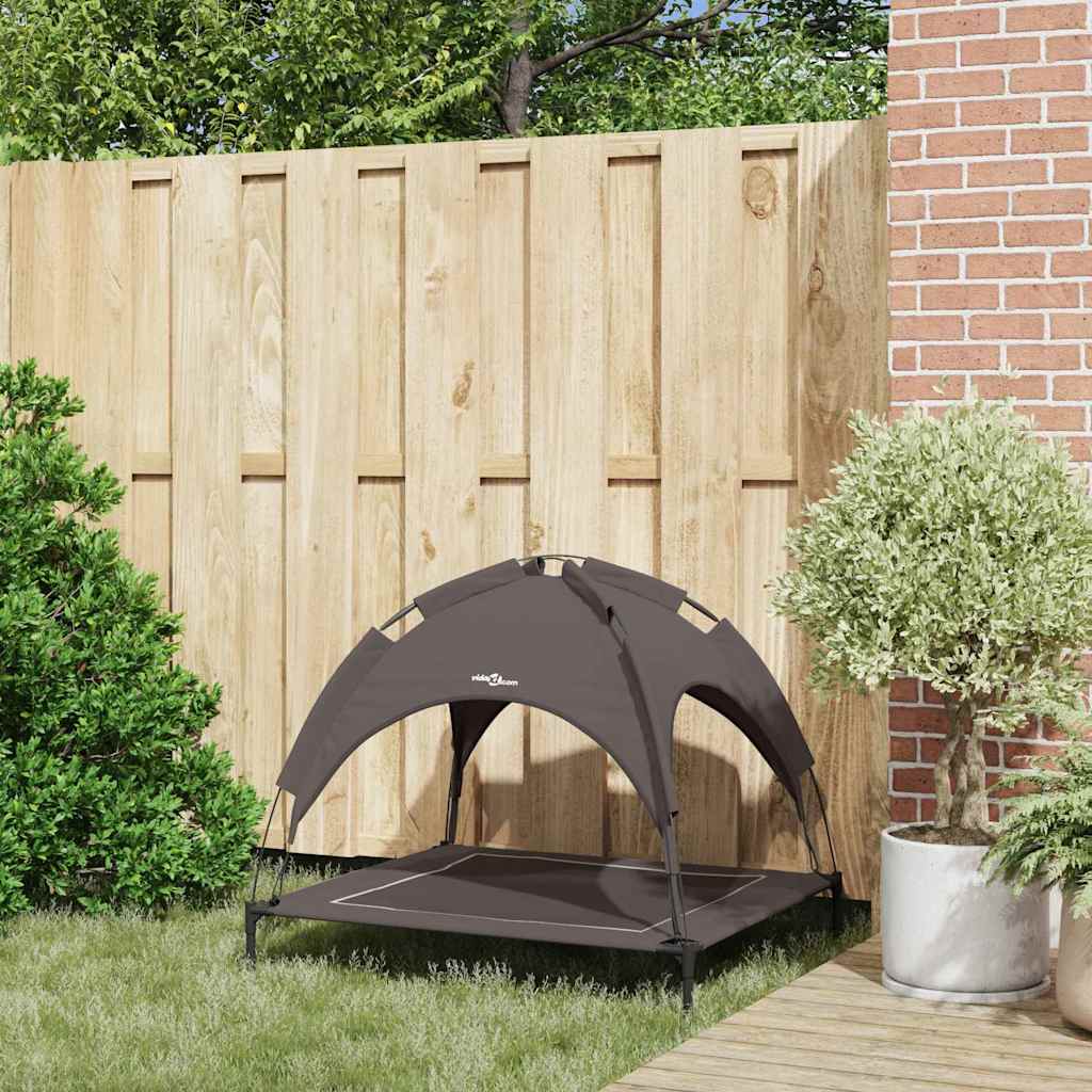 Vidaxl lit pour chien marron 90 x 81 x 80,5 cm acier