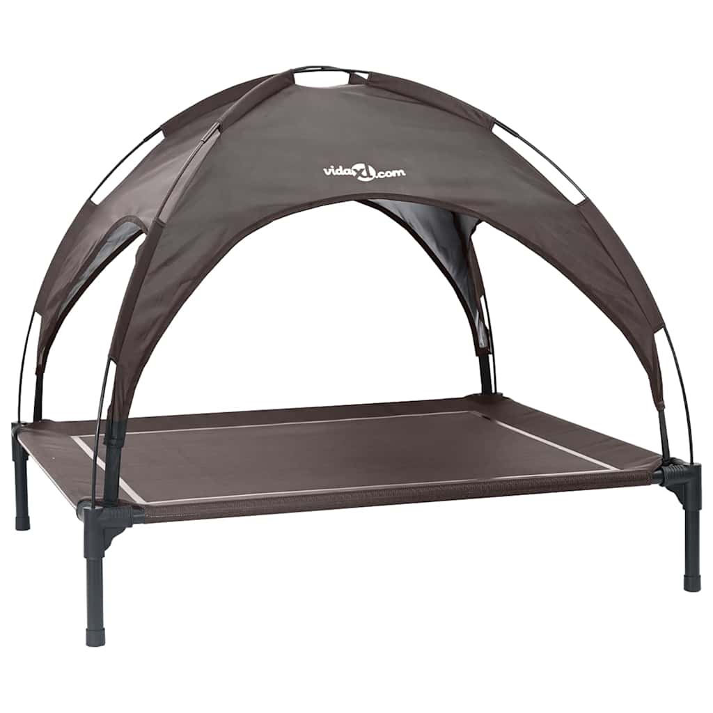 Vidaxl lit pour chien marron 90 x 81 x 80,5 cm acier