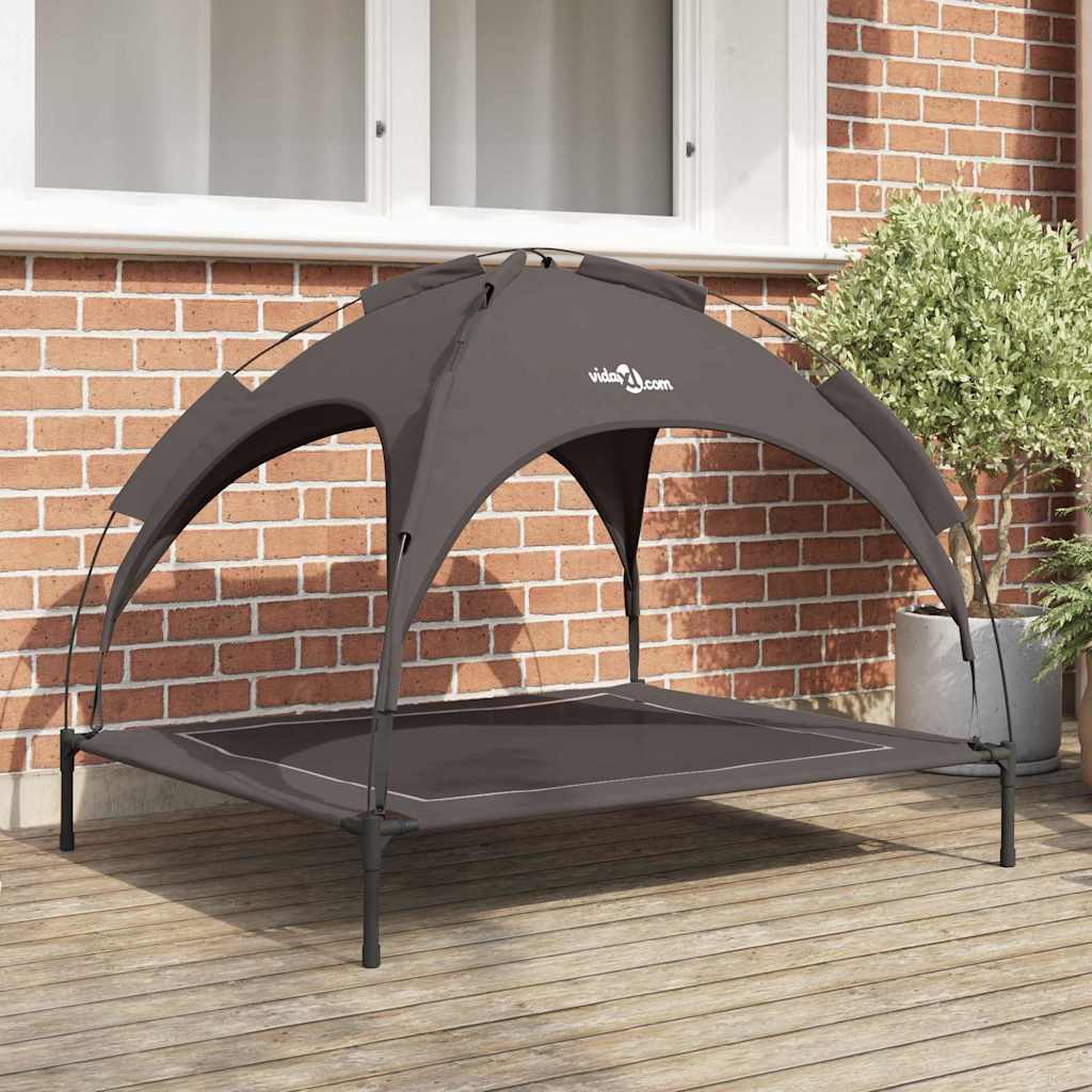 Vidaxxl lit pour chien marron 104 x 86 x 84,5 cm acier