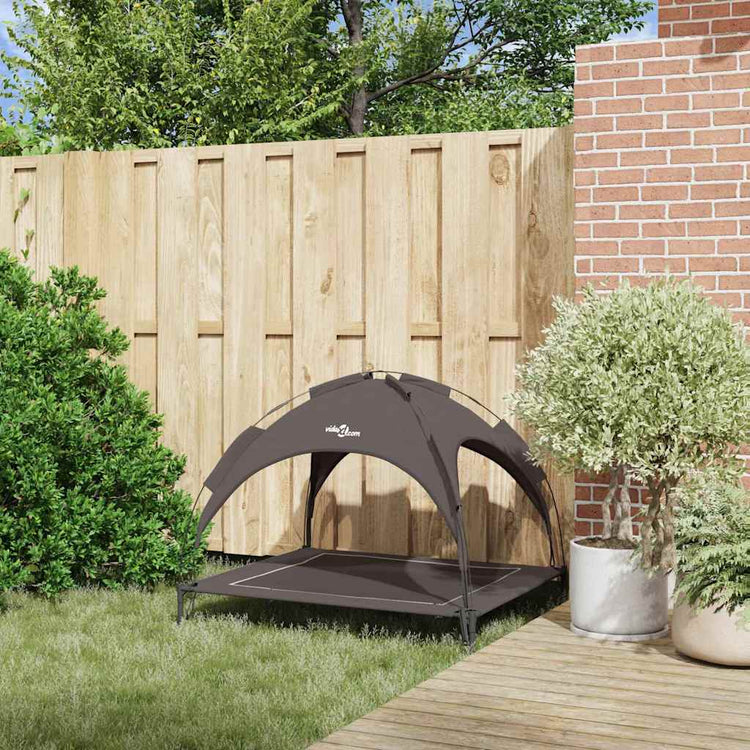 Vidaxxl lit pour chien marron 104 x 86 x 84,5 cm acier
