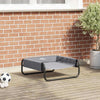Vidaxl lit pour chien gris clair 57 x 57 x 24 cm acier
