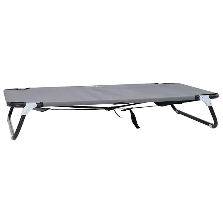 Vidaxl lit pour chien gris clair 90 x 55 x 18 cm acier