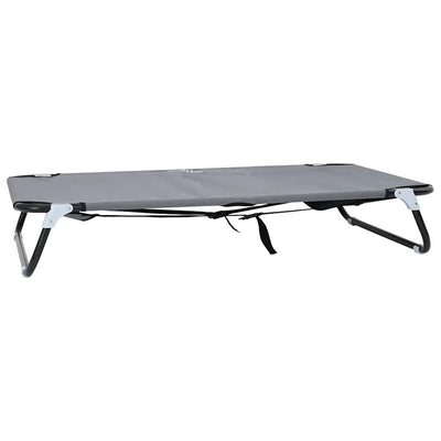 Vidaxl lit pour chien gris clair 105 x 65 x 18 cm acier