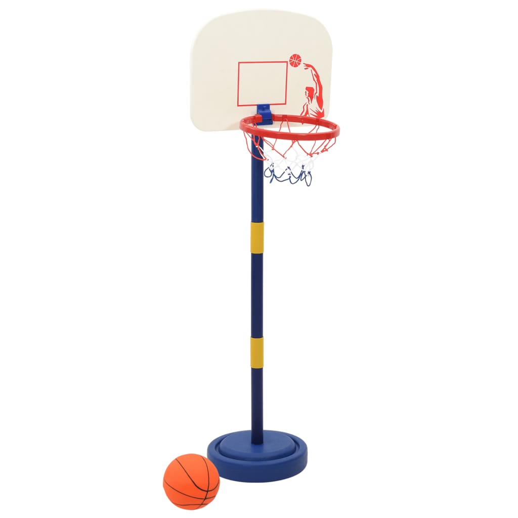 Norme de basket-ball Vidaxl avec baule et hauteur de pompe réglable 90 121 cm