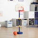 Norme de basket-ball Vidaxl avec baule et hauteur de pompe réglable 90 121 cm