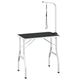 Table de garniture vidaxl pour animaux de compagnie avec une option de laisse