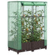 Vidaxl Planter élevé avec Kashoes 80x40x123 cm Rattanlook