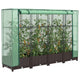 Vidaxl Planter élevé avec Kashoes 160x40x123 cm Rattanlook