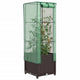 Vidaxl Planter élevé avec Kashoes 40x40x139 cm Rattanlook