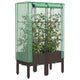 Vidaxl Planter élevé avec Kashoes 80x40x140 cm Rattanlook