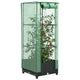 Vidaxl Planter élevé avec Kashoes 40x40x123 cm Rattanlook