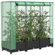 Vidaxl Planter élevé avec Kashoes 120x40x123 cm Rattanlook