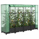 Vidaxl Planter élevé avec Kashoes 160x40x123 cm Rattanlook