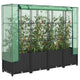 Vidaxl Planter élevé avec Kashoes 160x40x138 cm Rattanlook