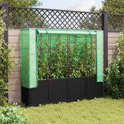 Vidaxl Planter élevé avec Kashoes 160x40x153 cm Rattanlook - afbeelding 3