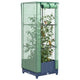 Vidaxl Planter élevé avec Kashoes 40x40x123 cm Rattanlook