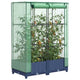 Vidaxl Planter élevé avec Kashoes 80x40x123 cm Rattanlook