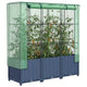 Vidaxl Planter élevé avec Kashoes 120x40x138 cm Rattanlook