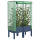 Vidaxl Planter élevé avec Kashoes 80x40x140 cm Rattanlook