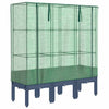 Vidaxl Planter élevé avec Kashoes 120x40x140 cm Rattanlook