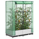 Vidaxl Planter élevé avec Kashoes 80x40x123 cm Rattanlook