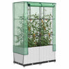 Vidaxl Planter élevé avec Kashoes 80x40x138 cm Rattanlook
