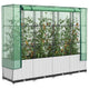Vidaxl Planter élevé avec Kashoes 160x40x138 cm Rattanlook