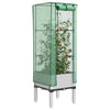 Vidaxl Planter élevé avec Kashoes 40x40x140 cm Rattanlook