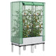 Vidaxl Planter élevé avec Kashoes 80x40x140 cm Rattanlook
