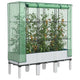 Vidaxl Planter élevé avec Kashoes 120x40x140 cm Rattanlook