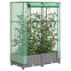 Vidaxl Planter élevé avec Kashoes 80x40x123 cm Rattanlook