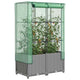 Vidaxl Planter élevé avec Kashoes 80x40x138 cm Rattanlook