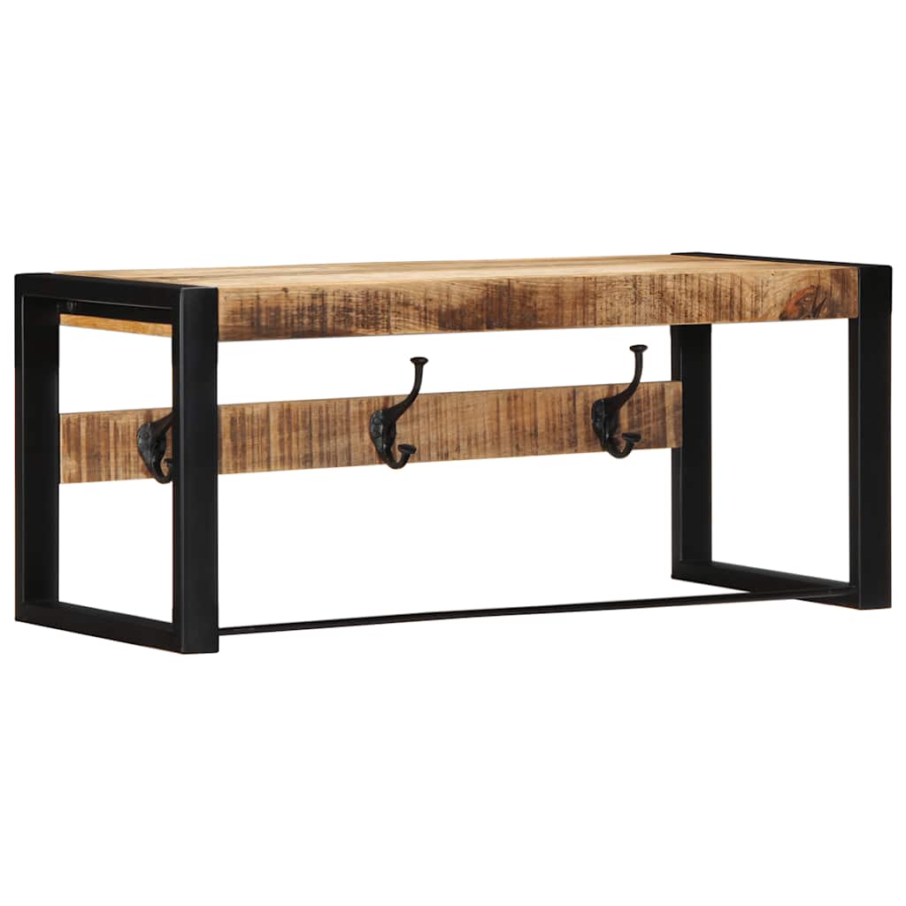 Vidaxl Coat Rack 80x35x35 cm massif massif mangowood