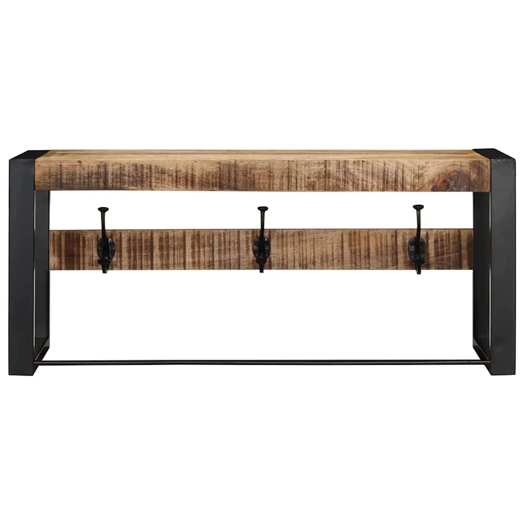 Vidaxl Coat Rack 80x35x35 cm massif massif mangowood