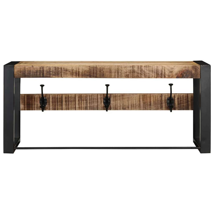 Vidaxl Coat Rack 80x35x35 cm massif massif mangowood