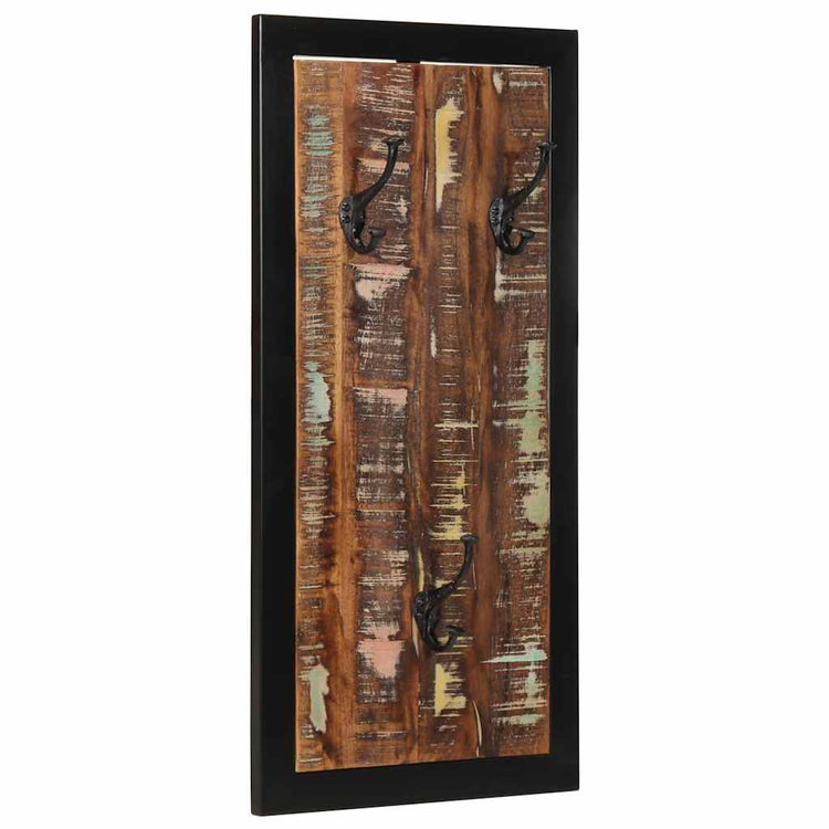 Vidaxx portemanteau 40x2x80 cm bois massif recyclé multicolore