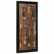 Vidaxx portemanteau 40x2x80 cm bois massif recyclé multicolore