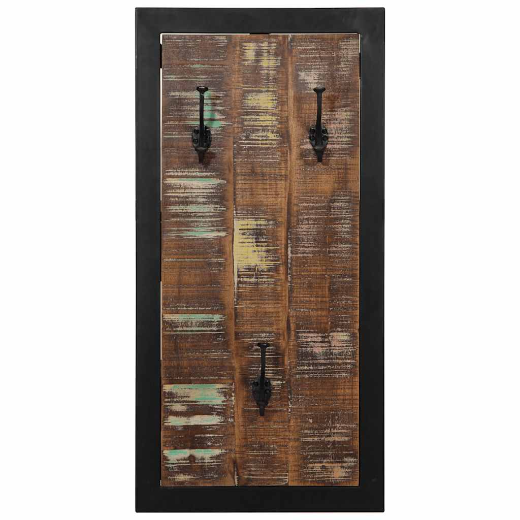 Vidaxx portemanteau 40x2x80 cm bois massif recyclé multicolore