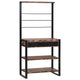 Vidaxx étagère de cuisine multicolore et noire 80 x 40 x 160 cm