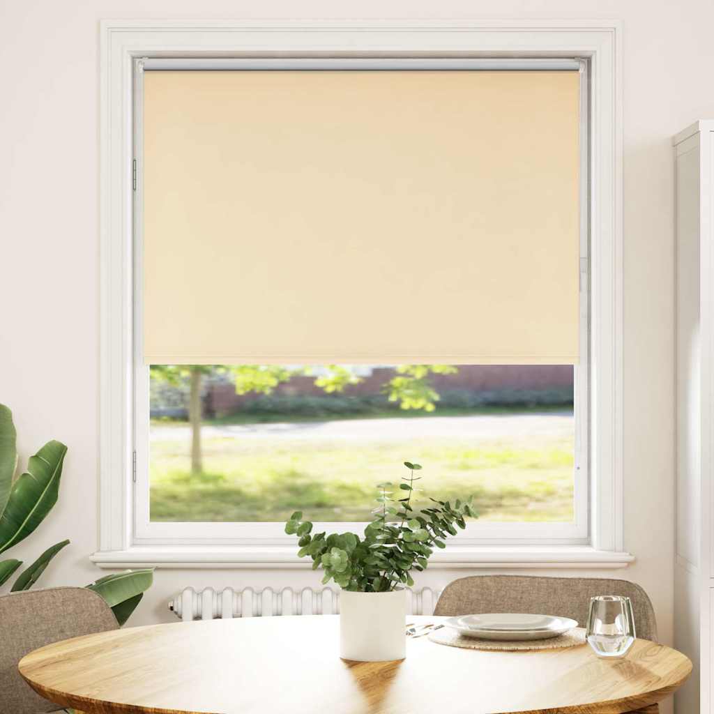 Vidaxx store enrouleur occultant 115x130 cm largeur de tissu 110,7 cm beige
