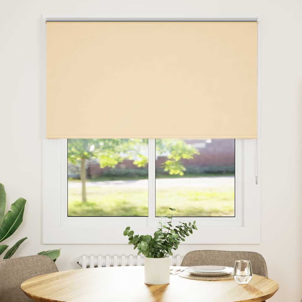 Vidaxx store enrouleur occultant 125x130 cm largeur de tissu 121,6 cm beige