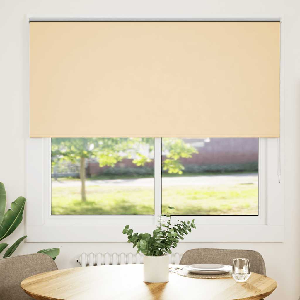 Vidaxx store enrouleur occultant 145x130 cm largeur de tissu 141,6 cm beige