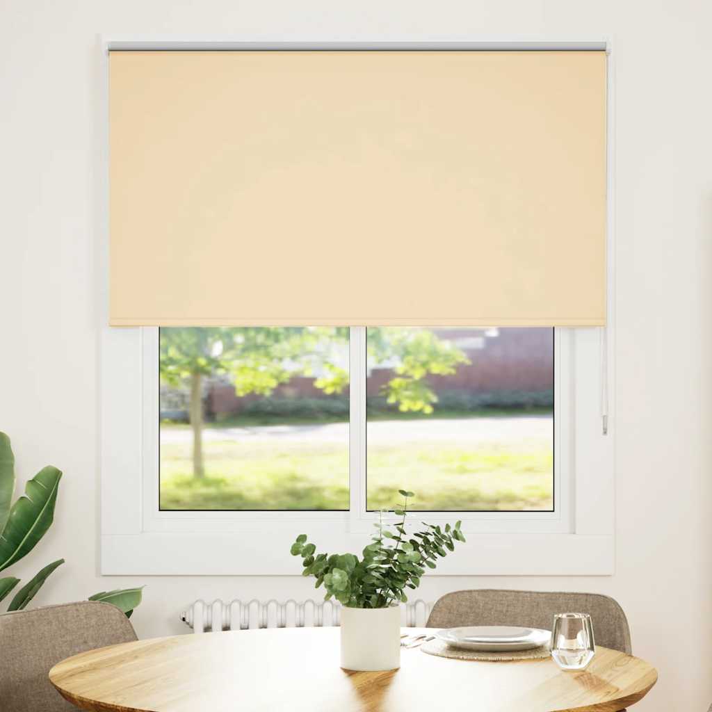 Vidaxx store enrouleur occultant 130x150 cm largeur de tissu 126,6 cm beige