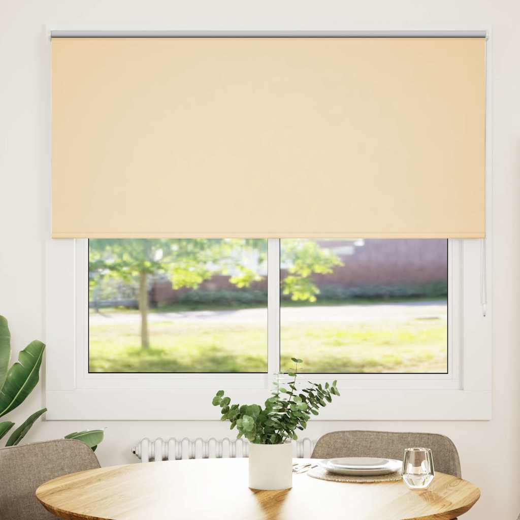 Vidaxx store enrouleur occultant 145x150 cm largeur de tissu 141,6 cm beige