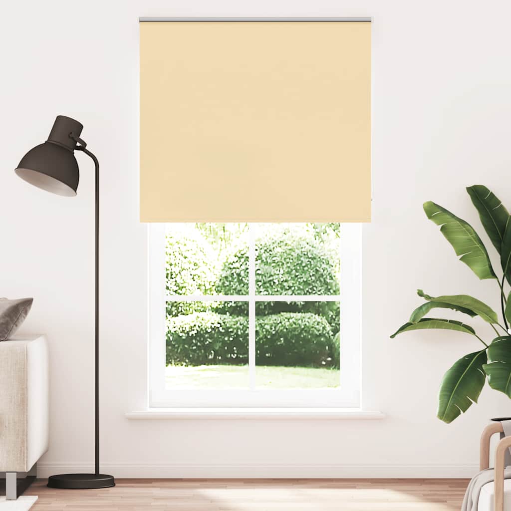 Vidaxx store enrouleur occultant 125x210 cm largeur de tissu 121,6 cm beige
