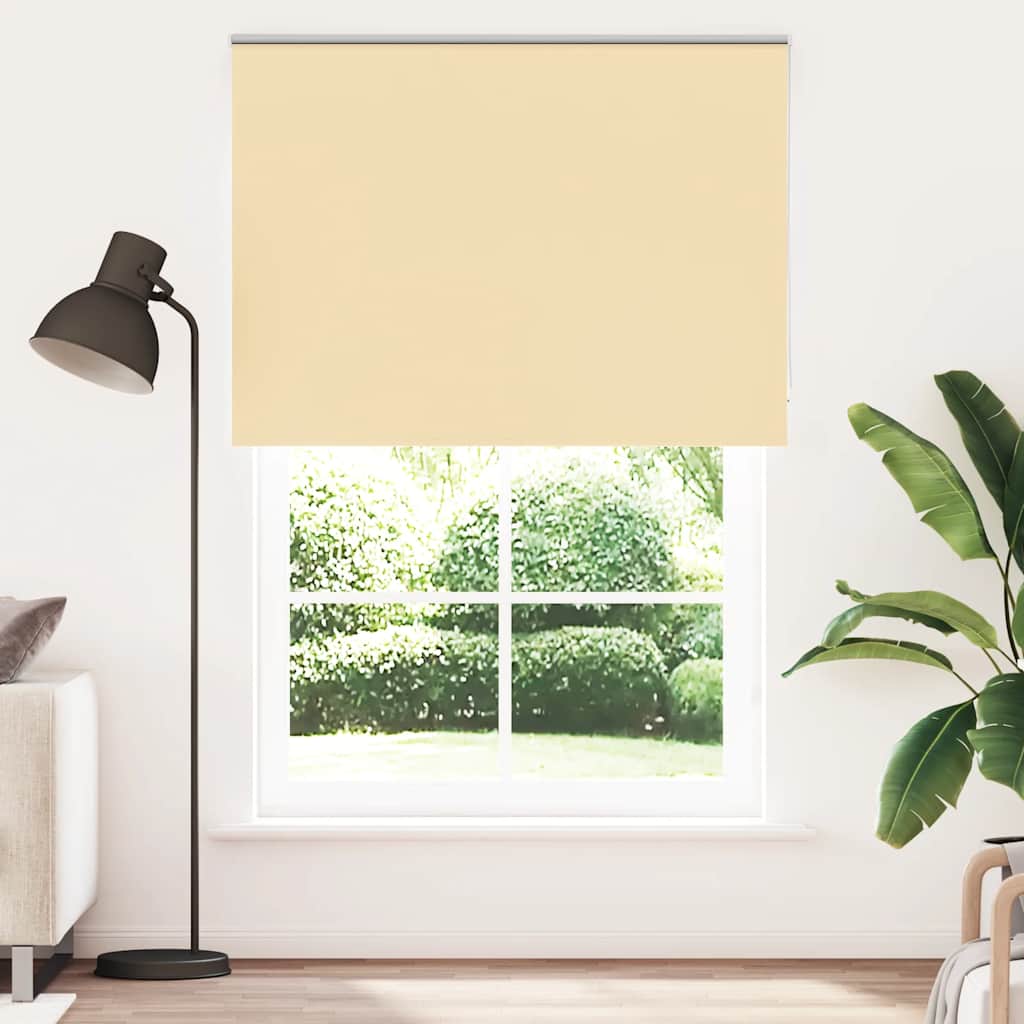 Vidaxx store enrouleur occultant 155x230 cm largeur de tissu 151,6 cm beige